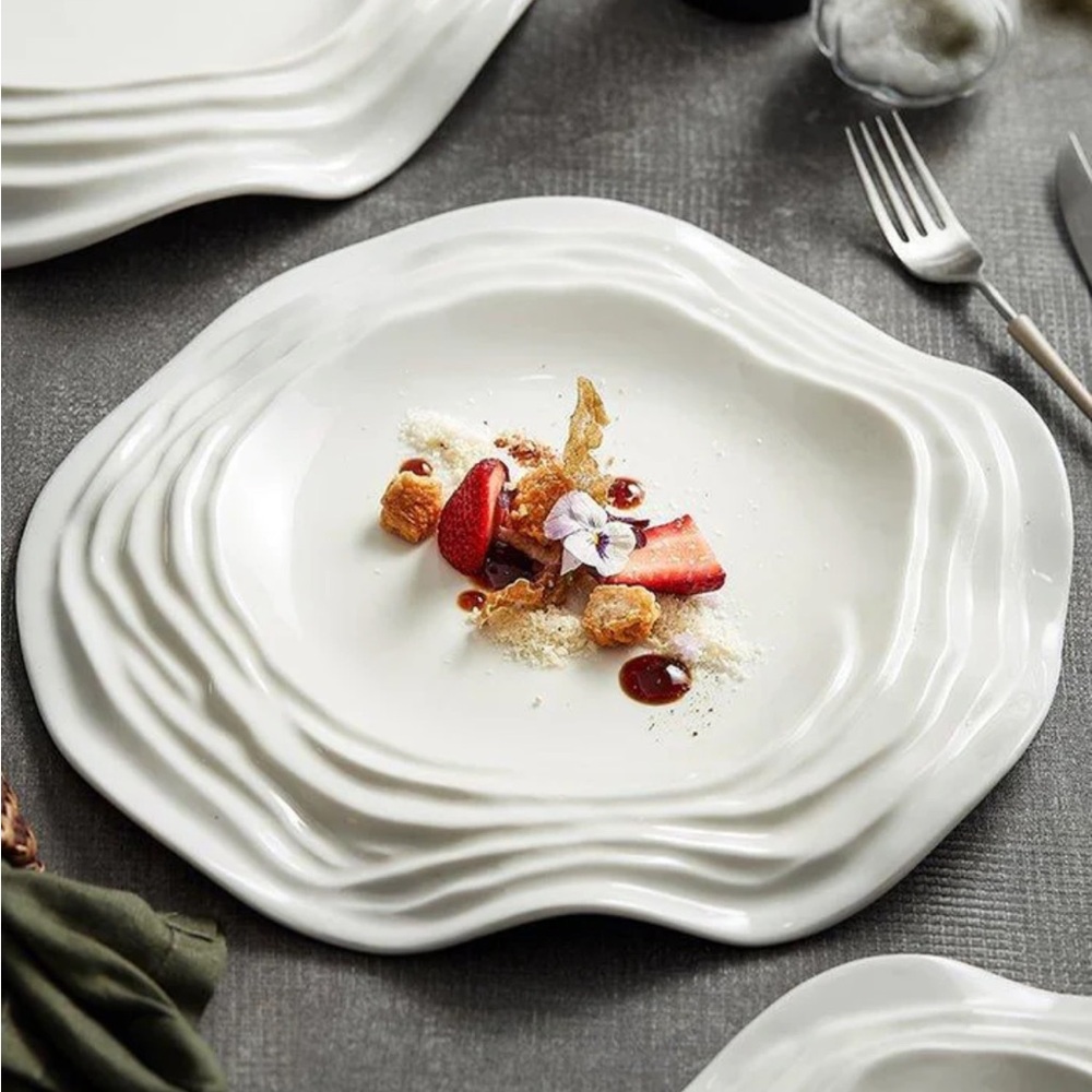 Tableglow Ripples -Plate 9.6inch round